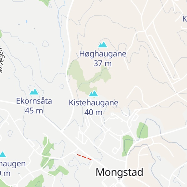 Map of Kistehaugane