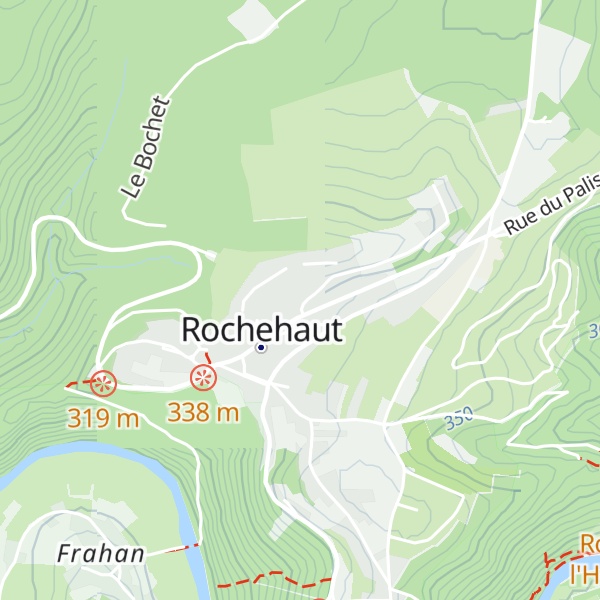 Map of Gîte le Bochet
