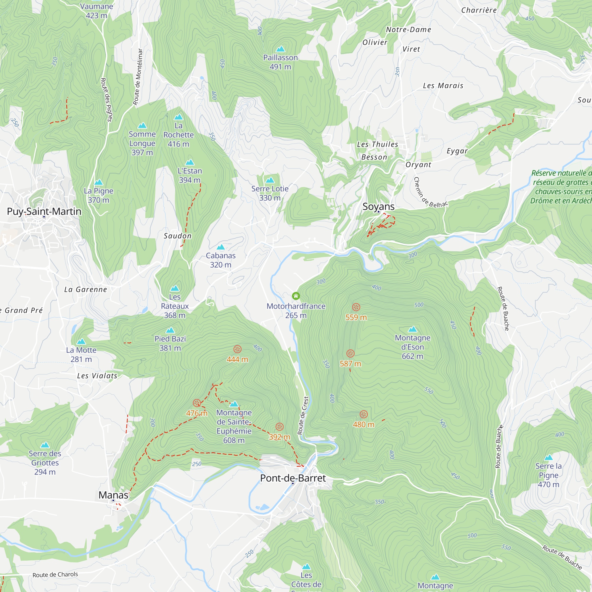 Motorhardfrance map