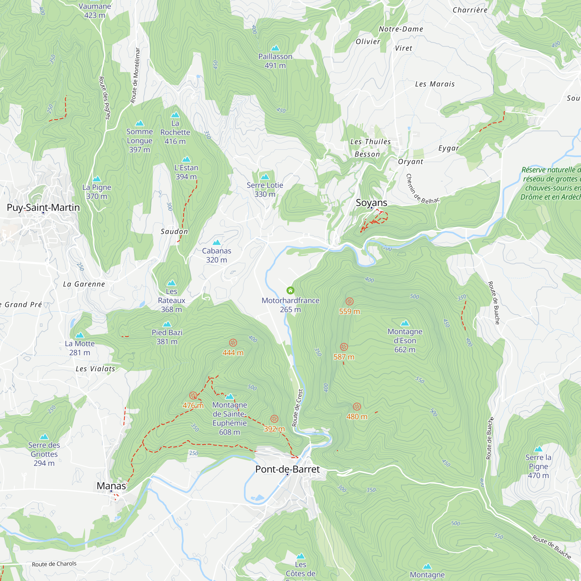 Motorhardfrance map