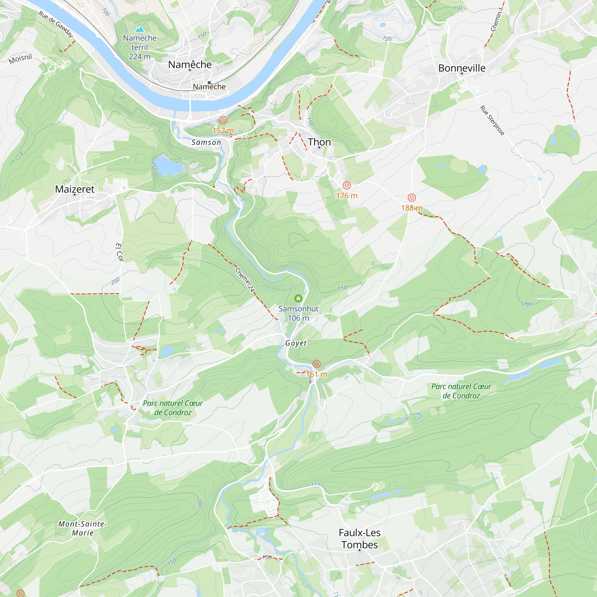 Samsonhut map