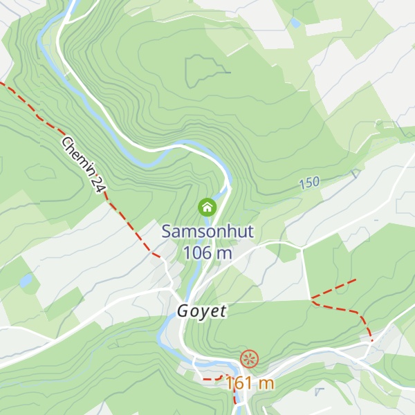 Map of Samsonhut