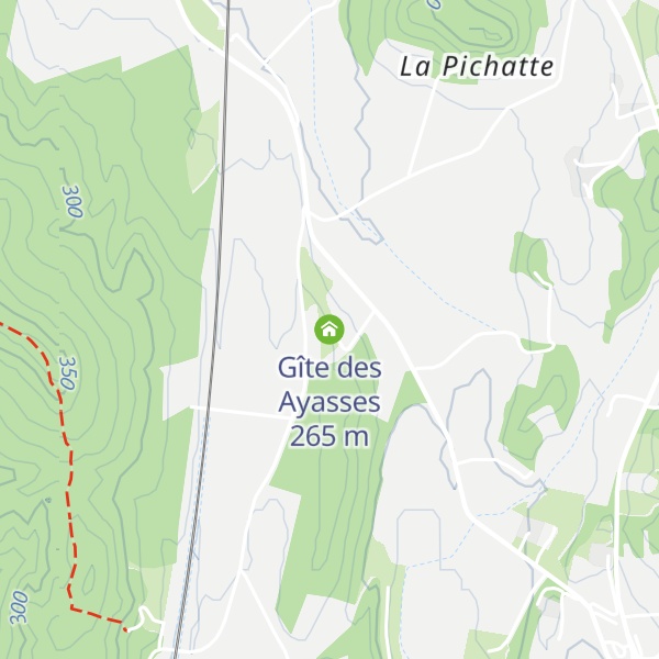 Map of Gîte des Ayasses