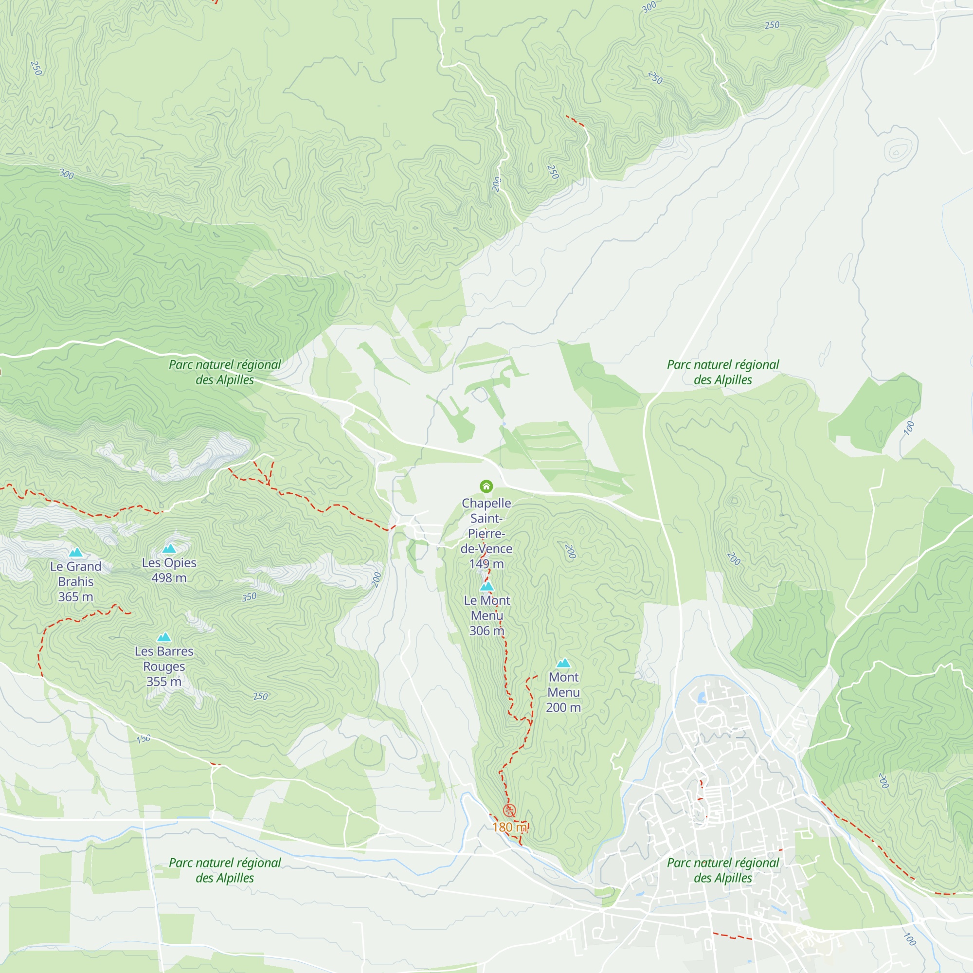Chapelle Saint-Pierre-de-Vence map