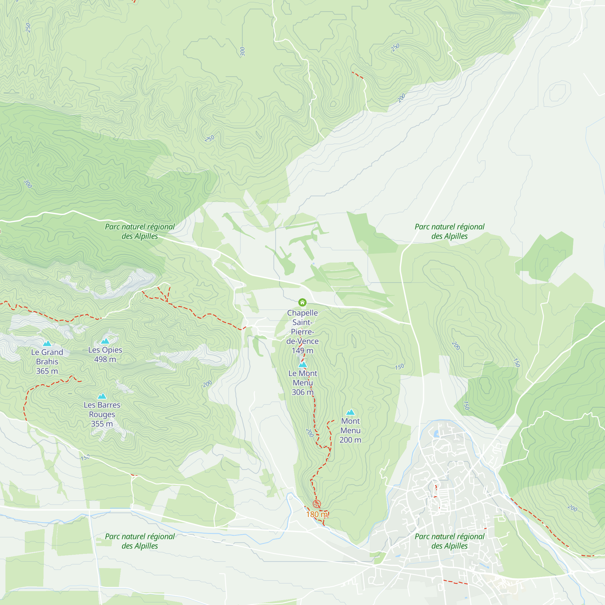 Chapelle Saint-Pierre-de-Vence map