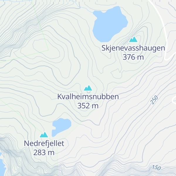 Map of Kvalheimsnubben