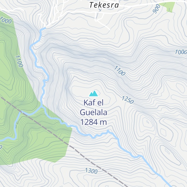 Map of Kaf el Guelala
