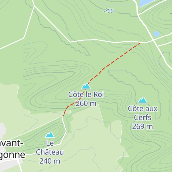 Map of Côte le Roi