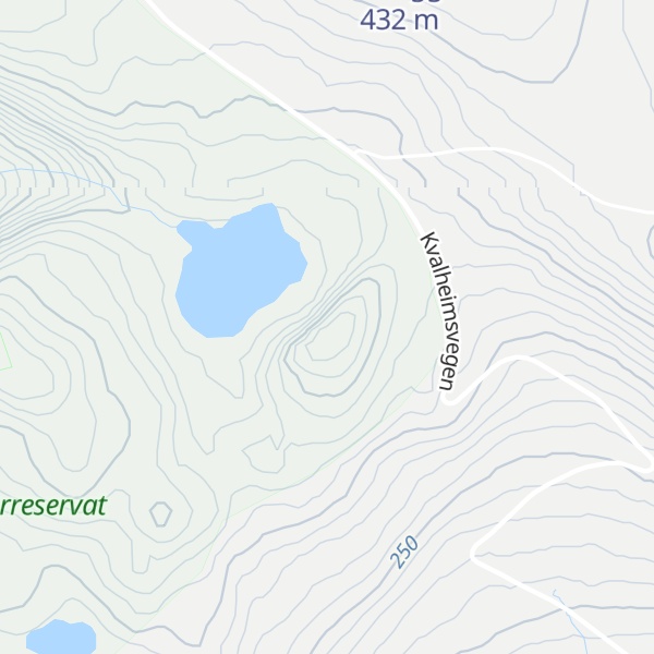 Map of Skjenevasshaugen
