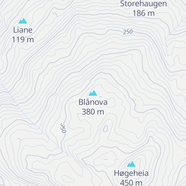 Map of Blånova