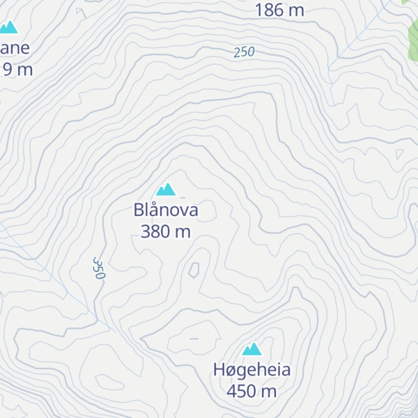 Map of Stølshaugane