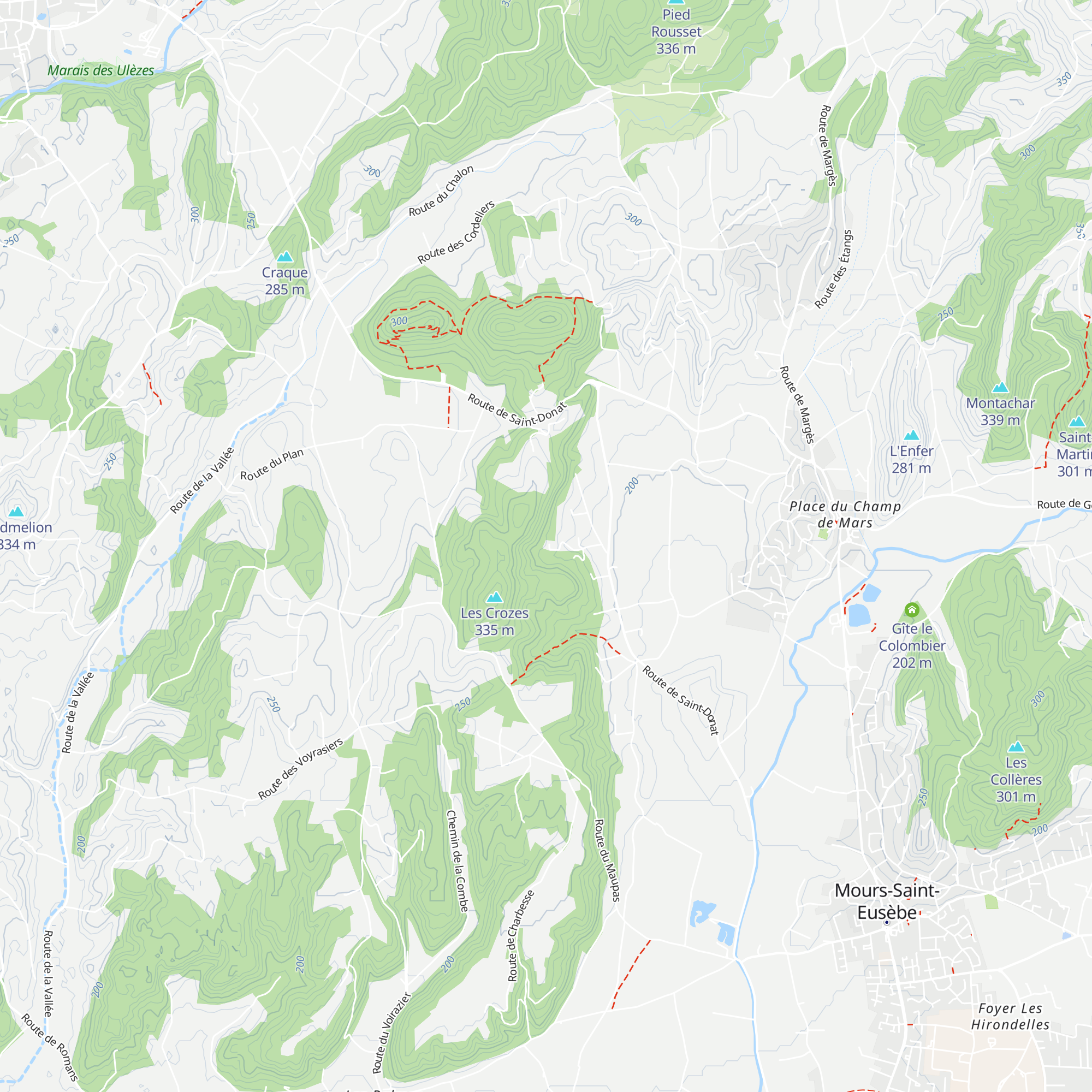 Gîte du Galli map