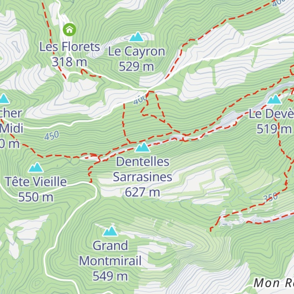 Map of Rocher du Turc