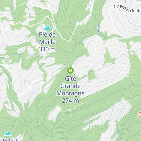 Map of Gîte Grande Montagne
