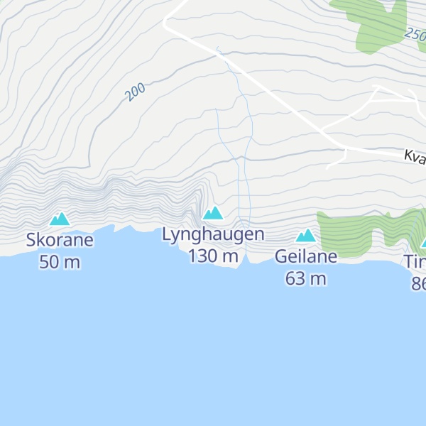Map of Lynghaugen