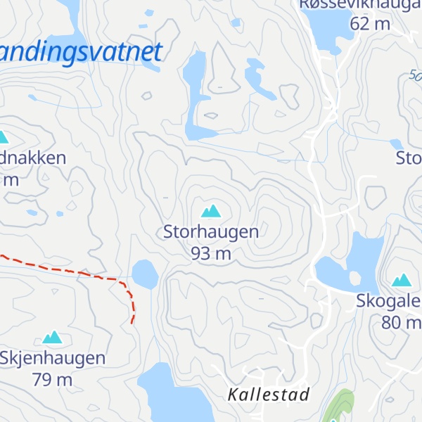 Map of Storhaugen