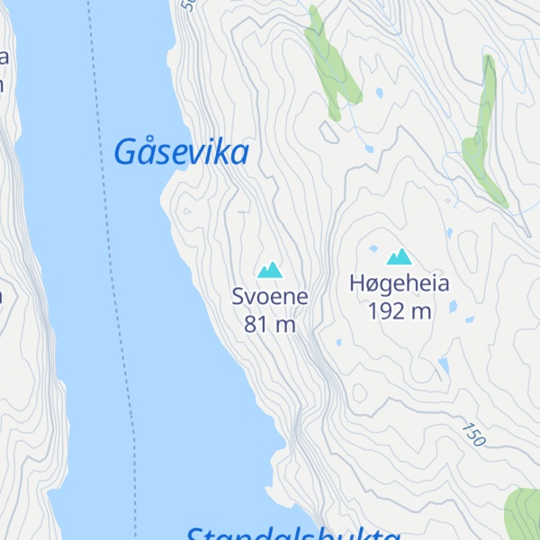Map of Svoene