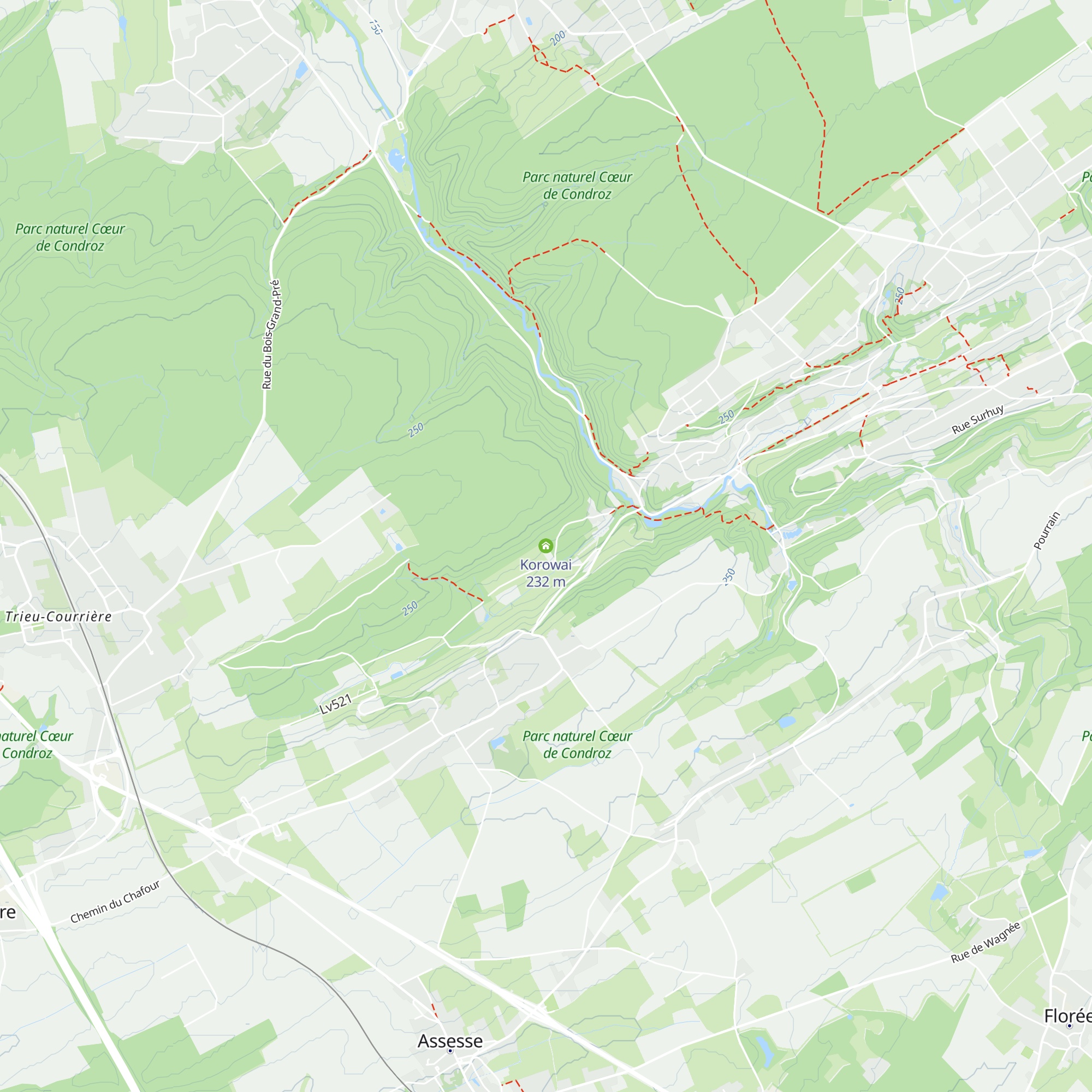 Korowai map