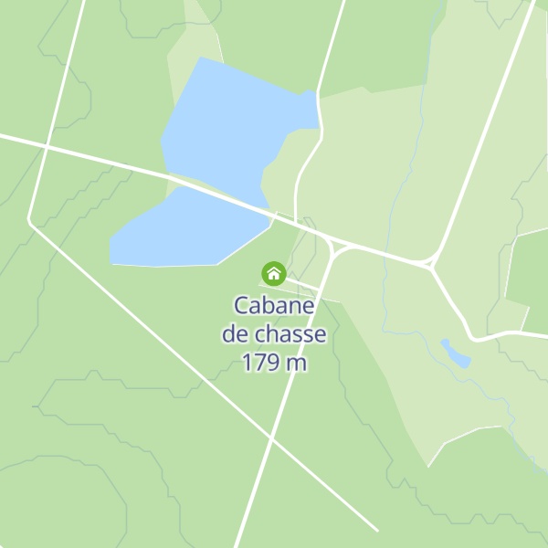 Map of Cabane de chasse