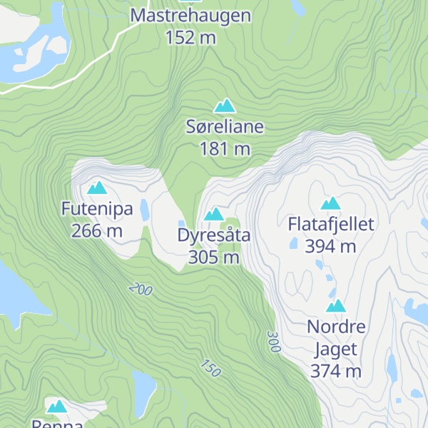 Map of Dyresåta