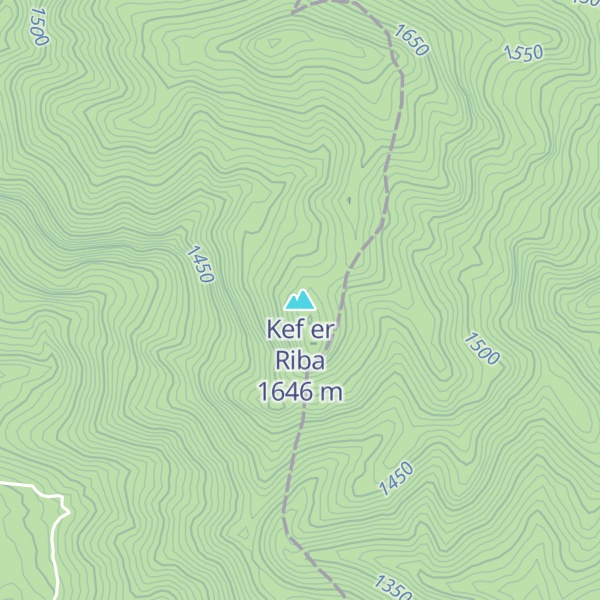 Map of Kef er Riba