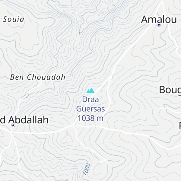 Map of Draa Guersas
