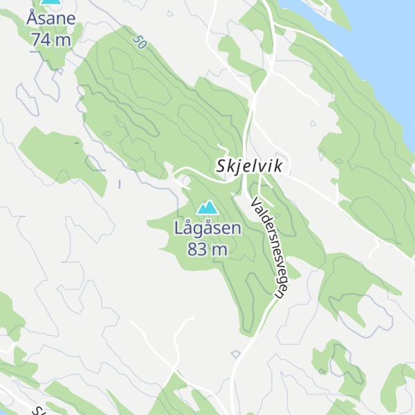 Map of Lågåsen