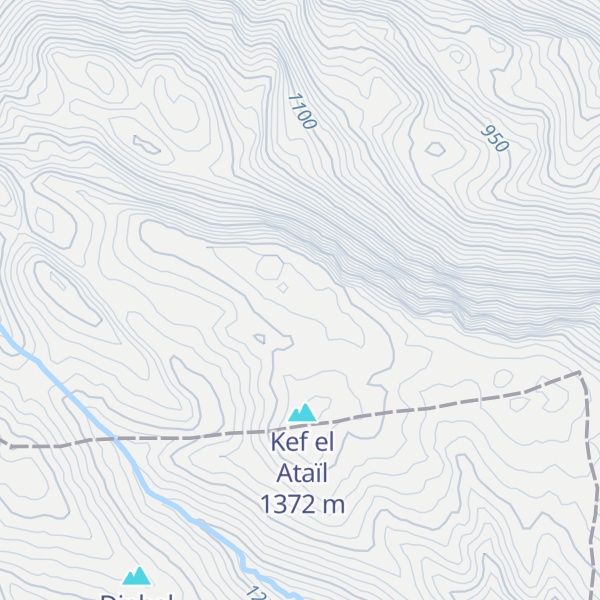 Map of Ras el Kifane