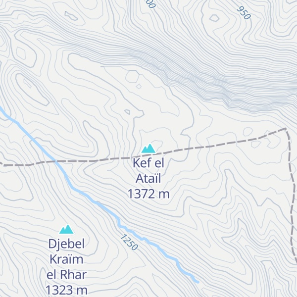 Map of Kef el Ataïl