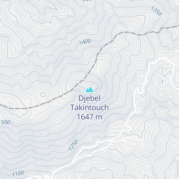 Map of Djebel Takintouch