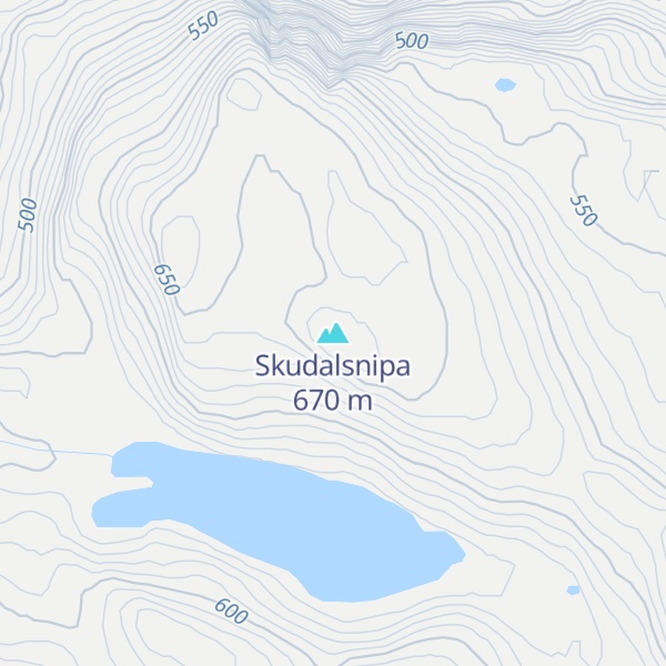 Map of Skudalsnipa