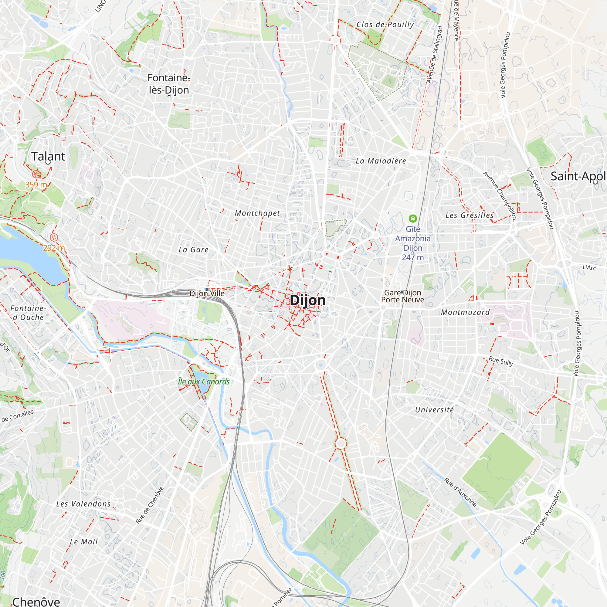 Office de Tourisme de Dijon map