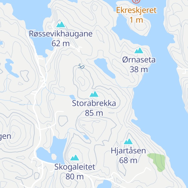 Map of Storabrekka