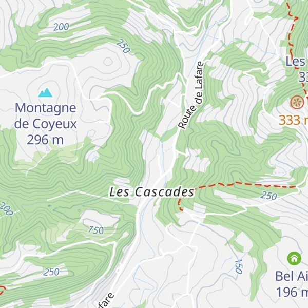 Map of Côté Vignes