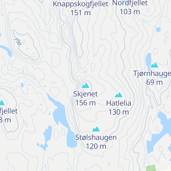 Map of Skjenet