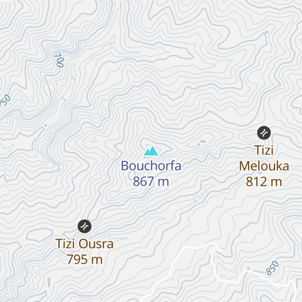 Map of Bouchorfa