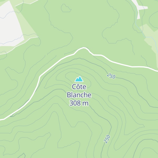 Map of Côte Blanche