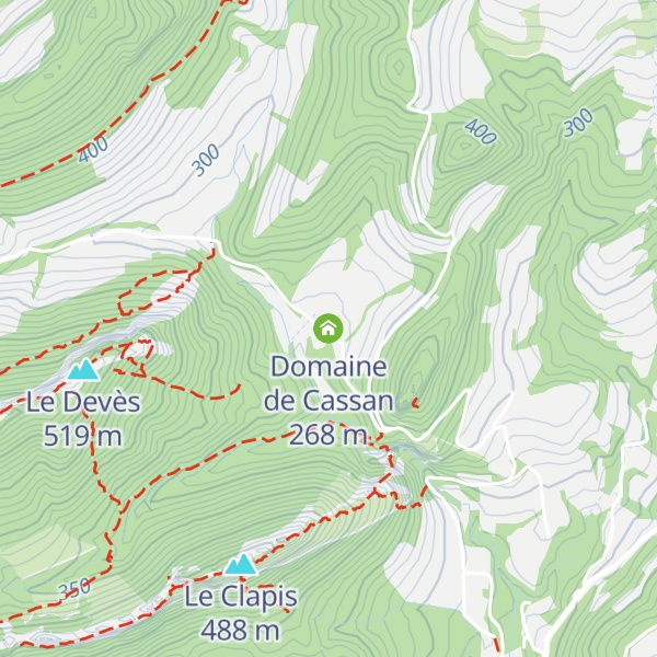 Map of Domaine de Cassan
