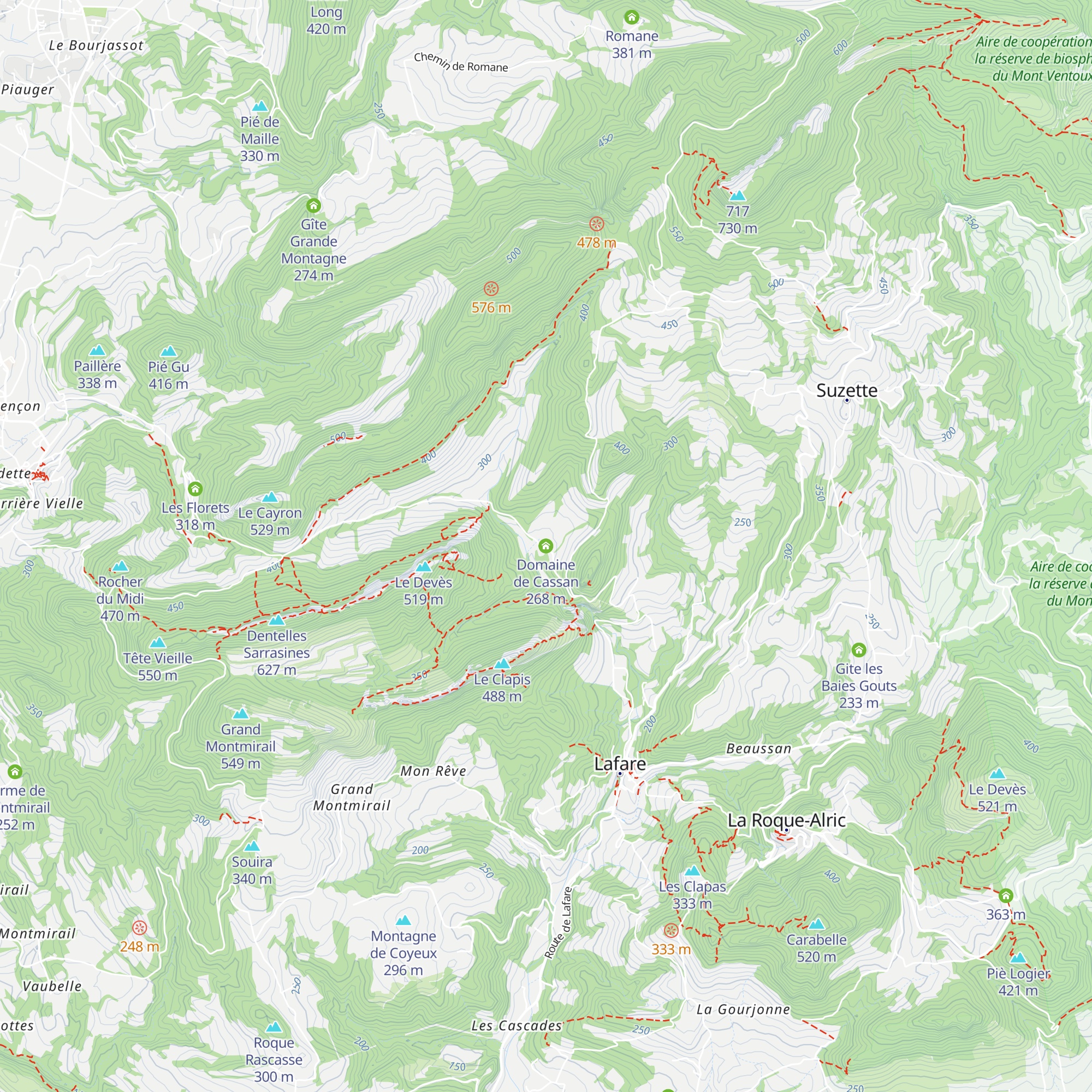 Domaine de Cassan map