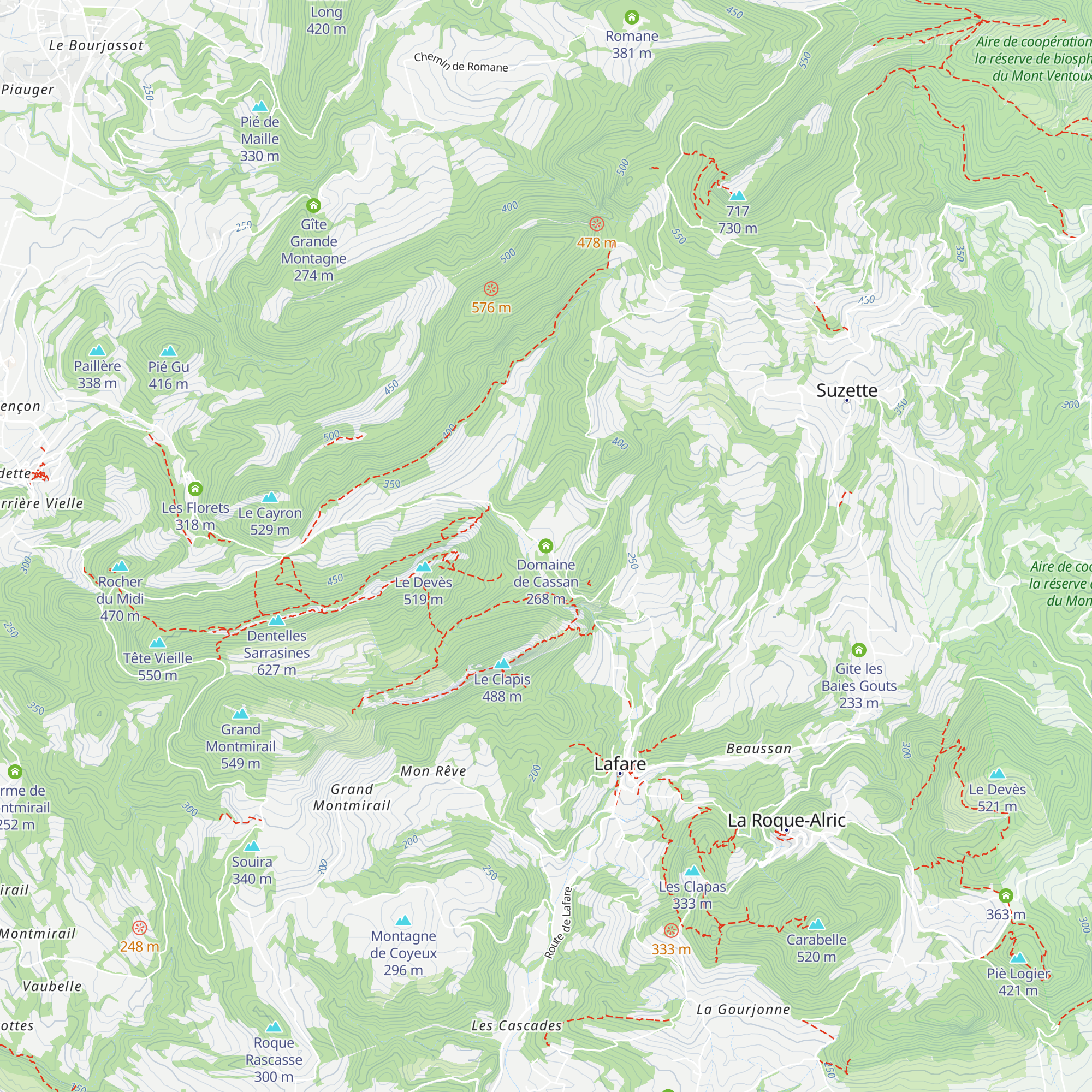 Domaine de Cassan map