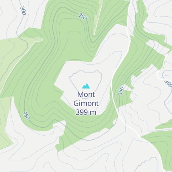 Map of Mont Gimont