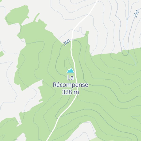 Map of La Récompense