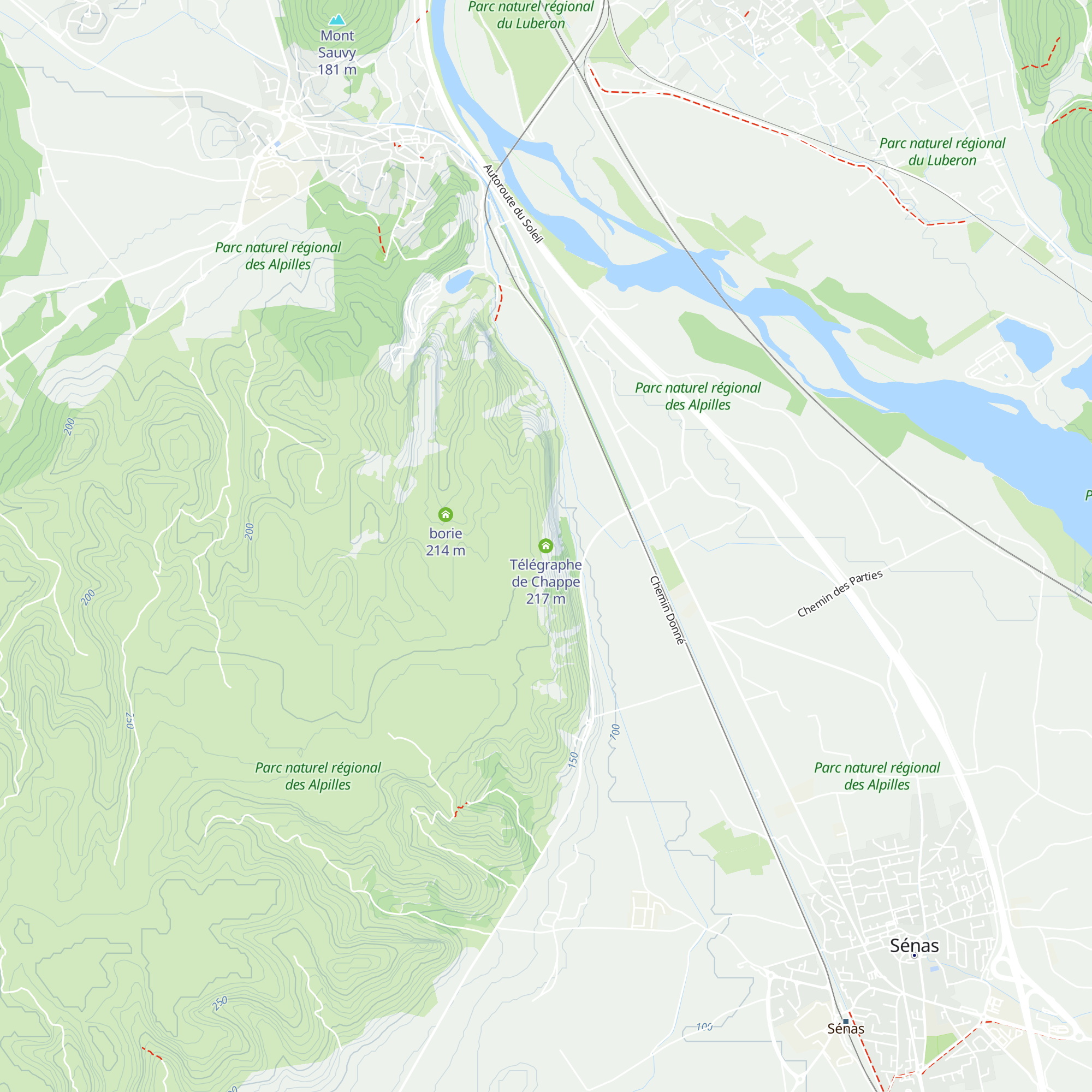 Télégraphe de Chappe map