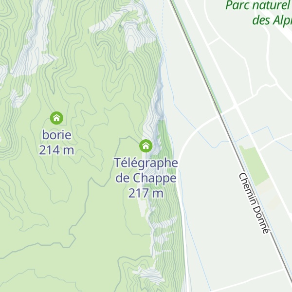 Map of Télégraphe de Chappe
