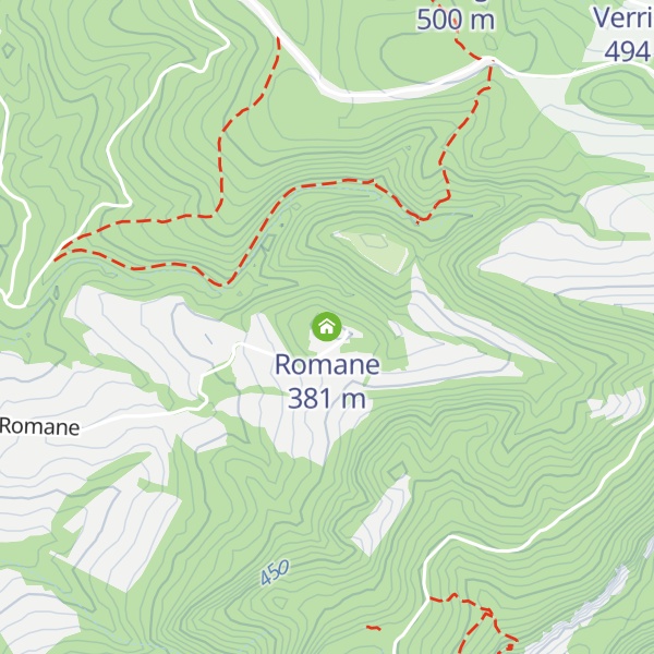 Map of Romane