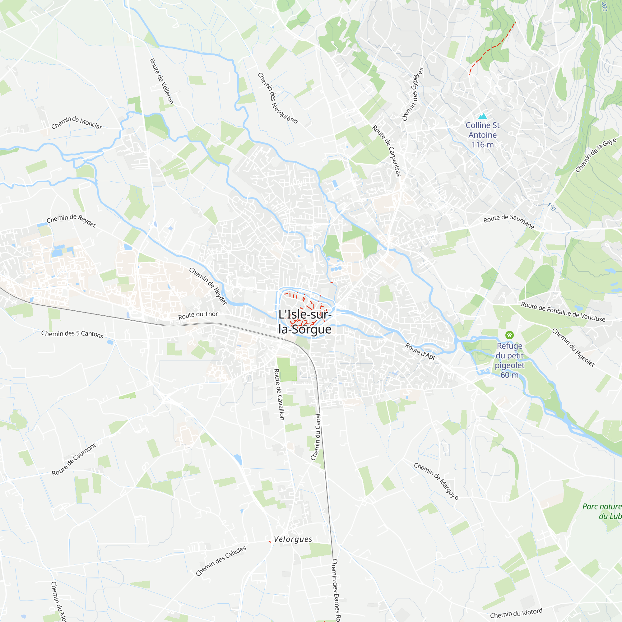 Office de Tourisme de L'Isle sur la Sorgue map