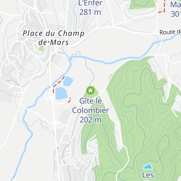 Map of Gîte le Colombier
