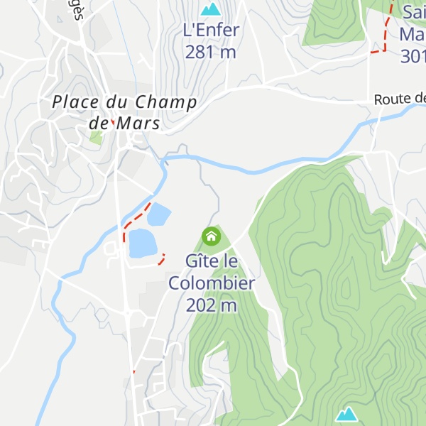 Map of Gîte la Renaissante