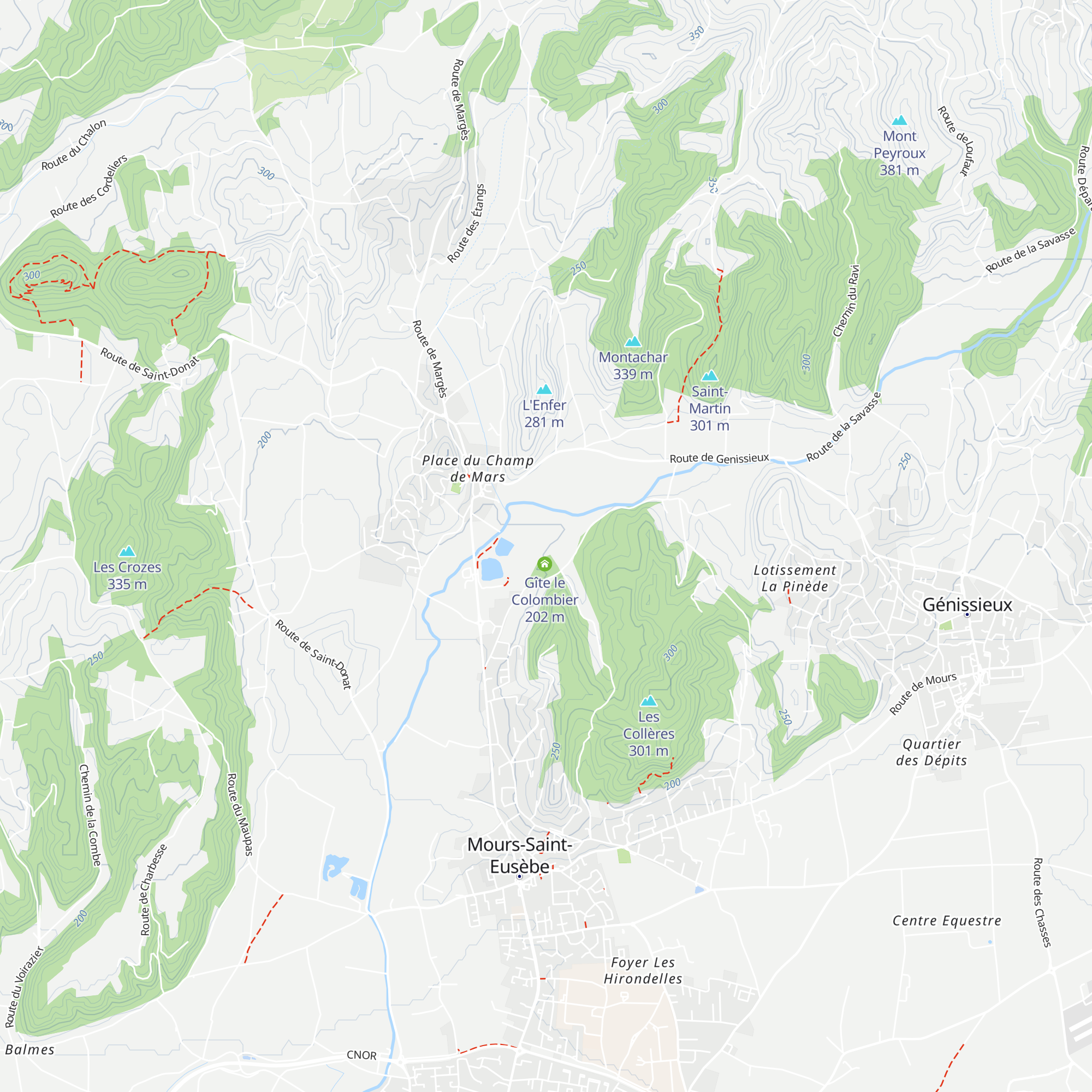 Gîte la Renaissante map