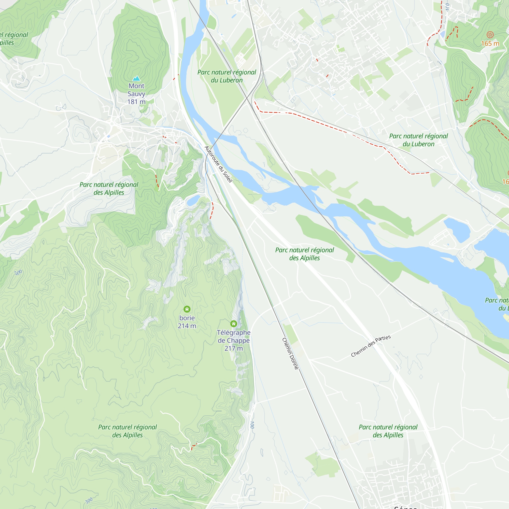 Le Relais des Fumades map